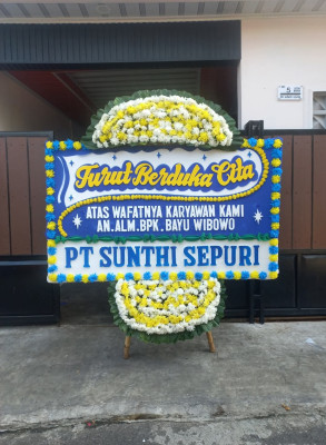 Papan Bunga Duka di Parungseah