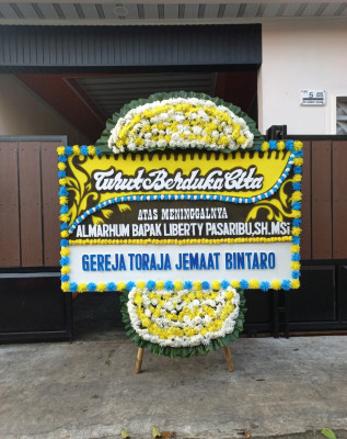 Papan Bunga Duka di Parungseah